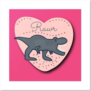 T-Rex Rawr Posters and Art